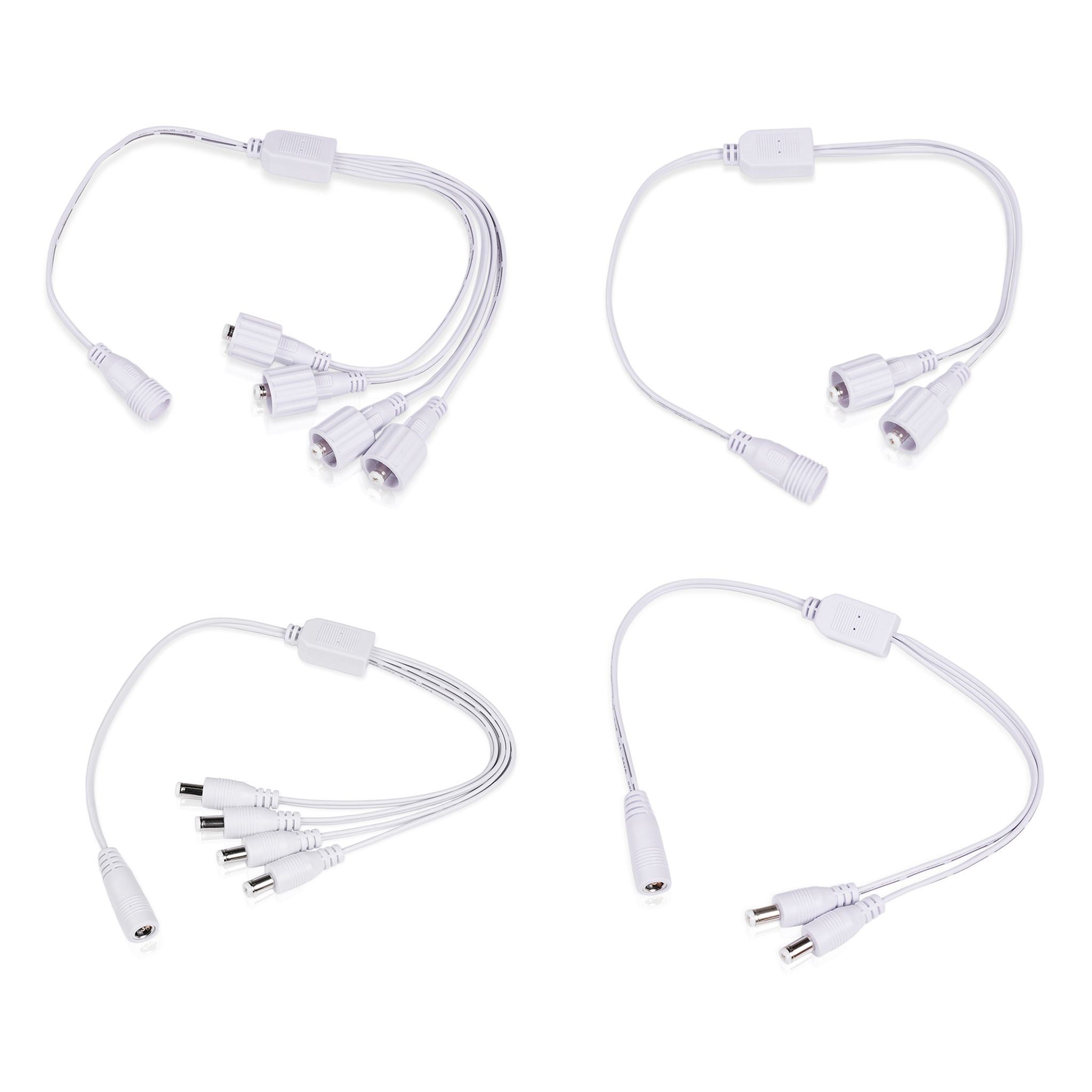 LED strip splitter cable AGGE, IP20/IP65, 2-branch for dry rooms (IP20) afbeelding