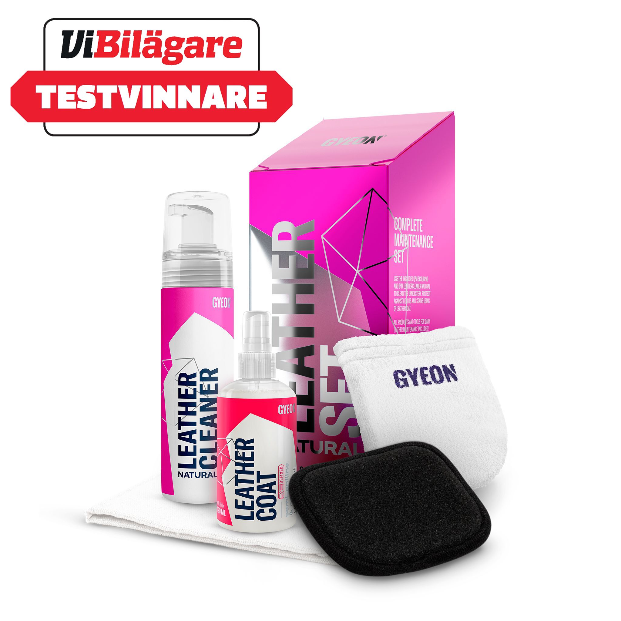 Nahanhoitosetti Gyeon Q²M LeatherSet Natural