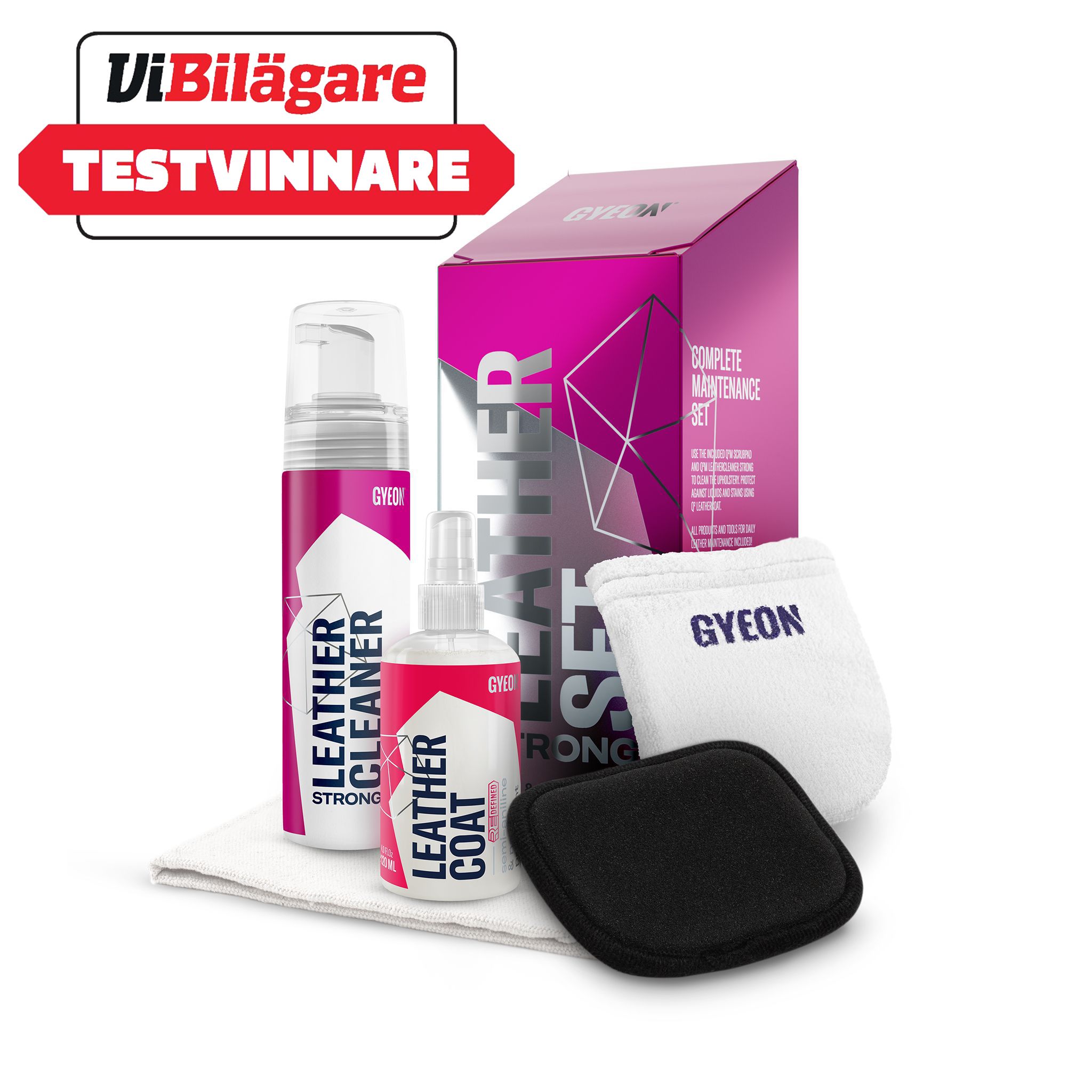 Nahanhoitosetti Gyeon Q²M LeatherSet Strong