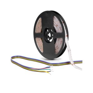 LED strip AGGE COB 24V RGB+CCT - 16W/m / 2700-6500K / IP20/IP65