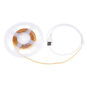 LED strip AGGE USB - 5V / White / 200 cm