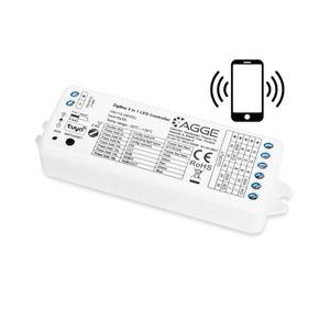 Drivdon till LED-list AGGE 5-in-1 Color Controller, Zigbee + RF 2.4 GHz