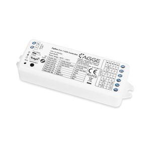 LED-nauhan ohjausyksikkö AGGE 5-in-1 Color Controller, Zigbee + RF 2.4 GHz