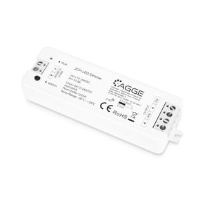 LED-nauhan ohjausyksikkö AGGE CCT Color Controller, RF 2.4 GHz