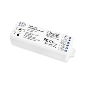 LED-nauhan ohjausyksikkö AGGE RGB+CCT Color Controller, RF 2.4 GHz