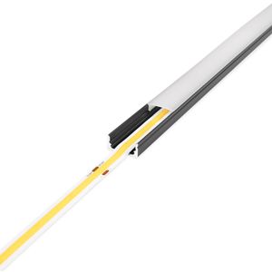 Alumiiniprofiili LED-nauhalle AGGE Surface, pinta-asennettava, 100 cm