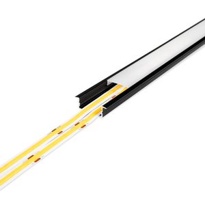 Aluminiumsprofil til LED-strip AGGE Wide Recessed, nedsænket, 100 cm