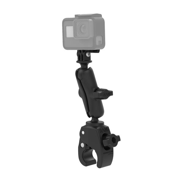 Kiinnike RAM Mounts Tough-Claw Double Ball Mount Action Camera Adapter, B-koko
