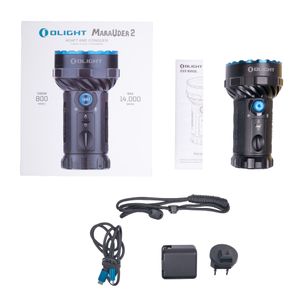 Flashlight Olight Marauder 2 - 14000 lm / 140 mm / Rechargeable Flashlight Olight Marauder 2 - 14000 lm / 140 mm / Rechargeable