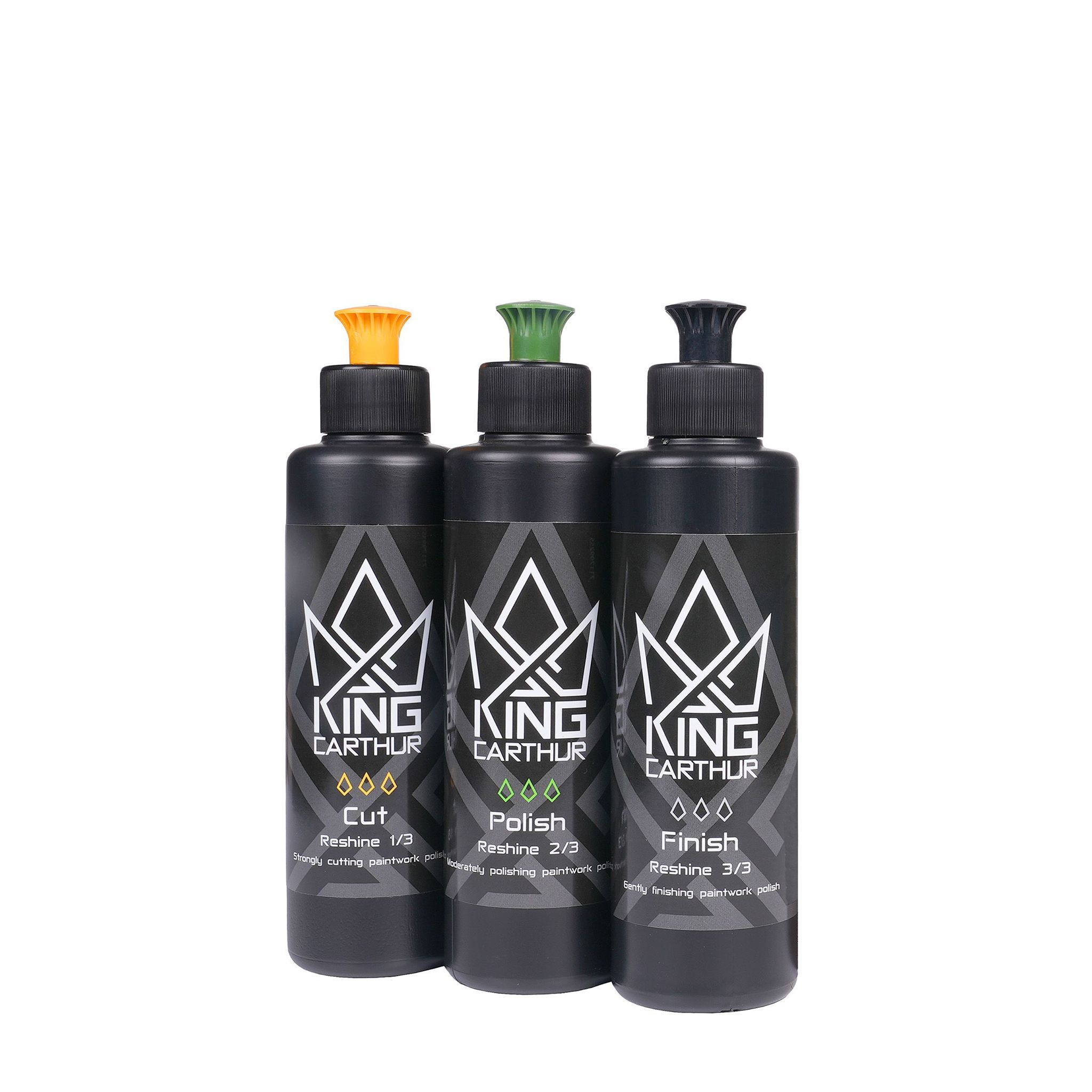 Polermedelspaket KING CARTHUR Reshine 3 in 1