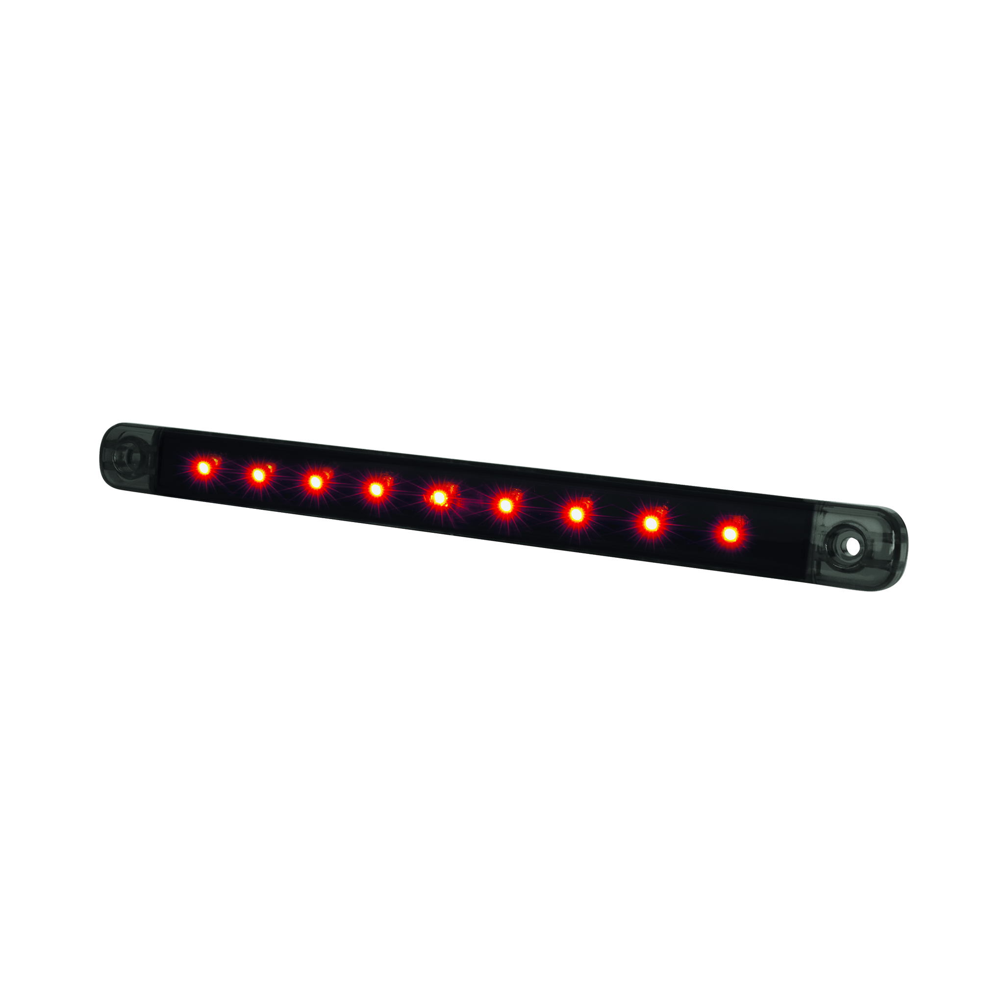 Positionsljus Strands Dark Knight Slim Position Light 9LED / Röd