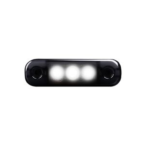 Huomiovalo / Äärivalo Strands Dark Knight Super Dark Slim 3LED - 12/24V / 1W / 84 mm