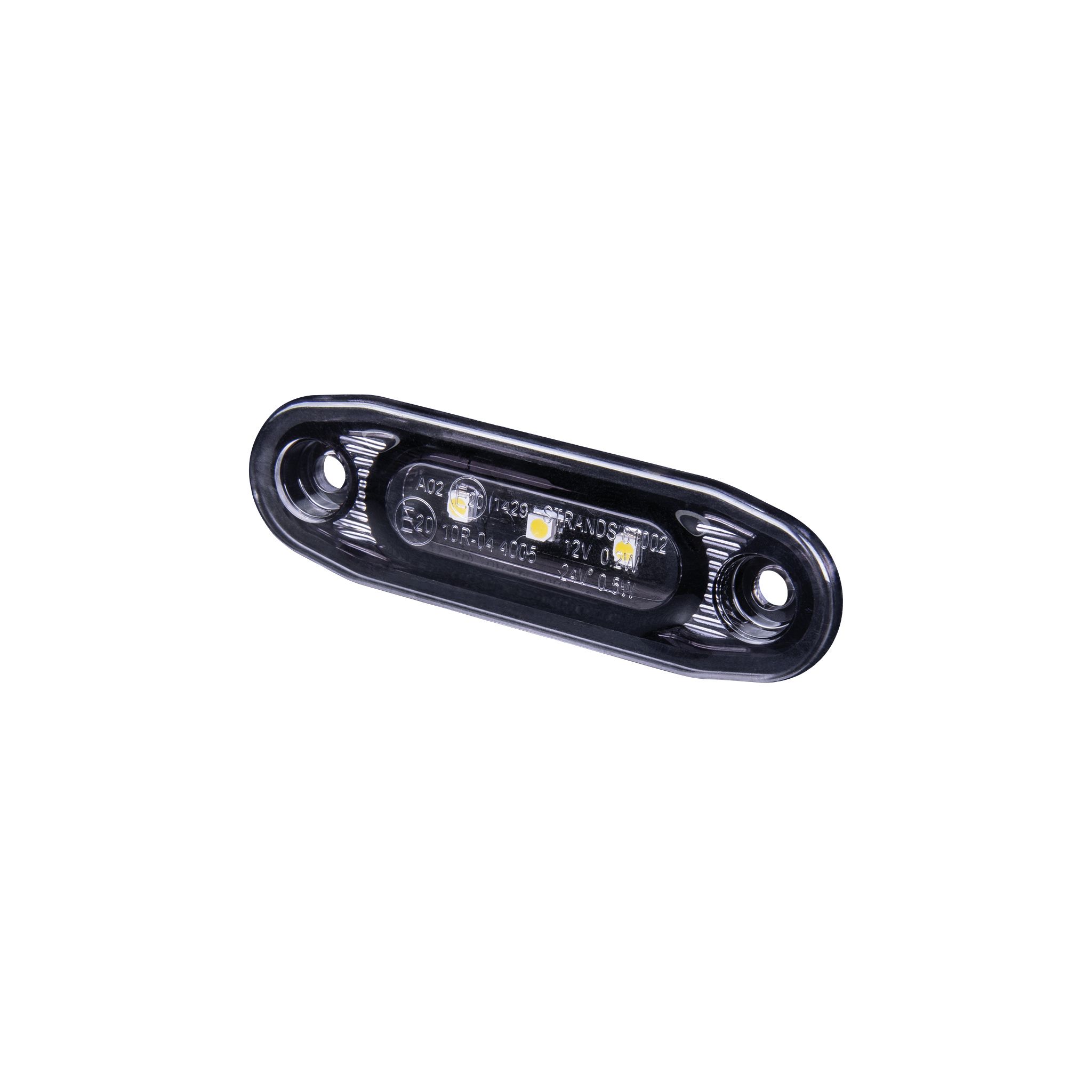 Spotlight / Extreme light Strands Dark Knight Ultra Slim - 12/24V / 0.2-0-3W / 79 mm, Orange afbeelding