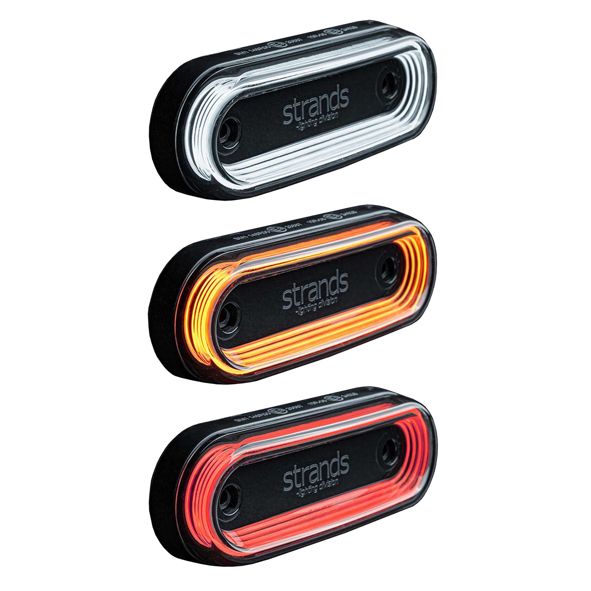 Marker light Strands FOR9T Gravity - 12/24V / 3W / 115 mm, White