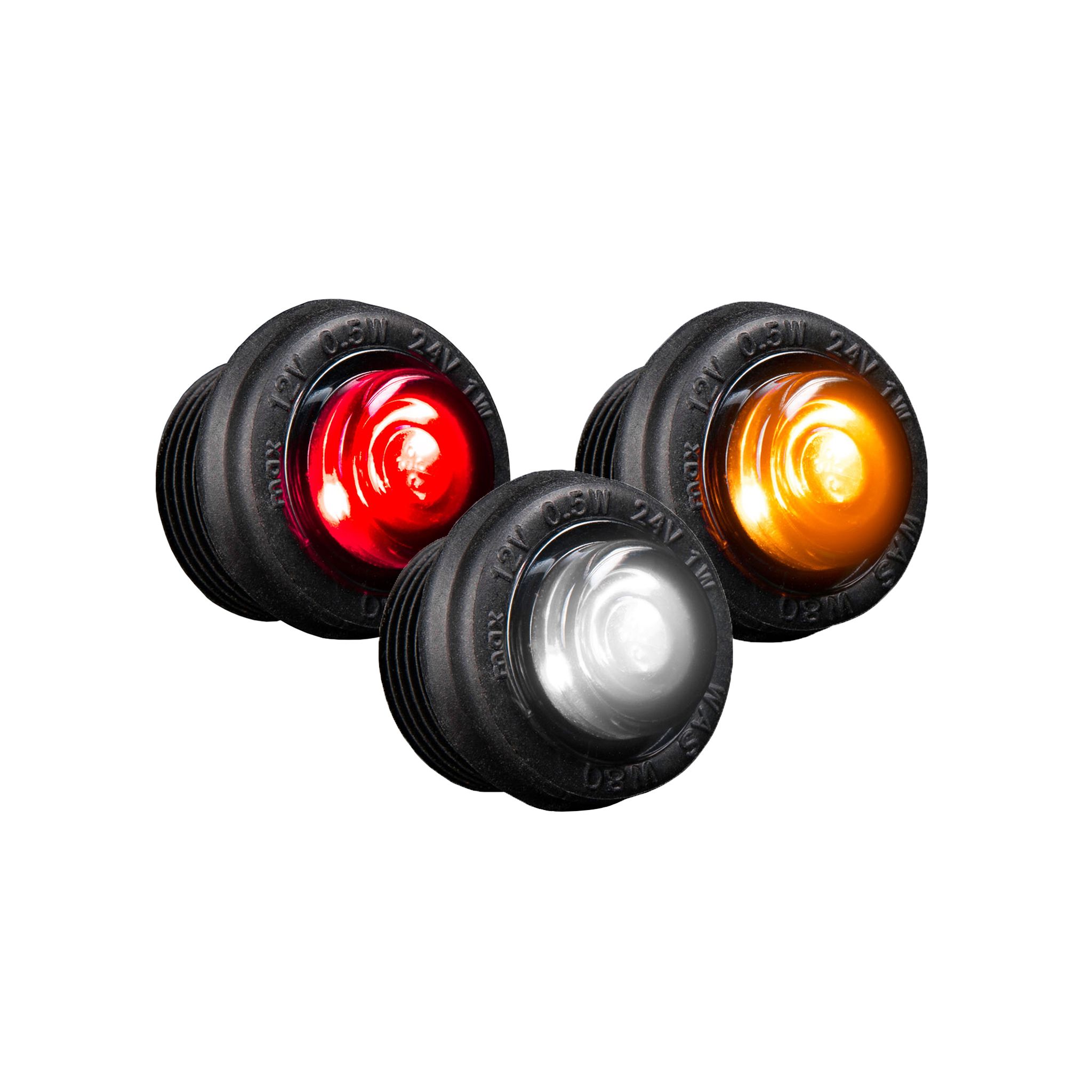 Position light Strands Freedom Black Raven - 12/24V / 1W / 29 mm, White afbeelding