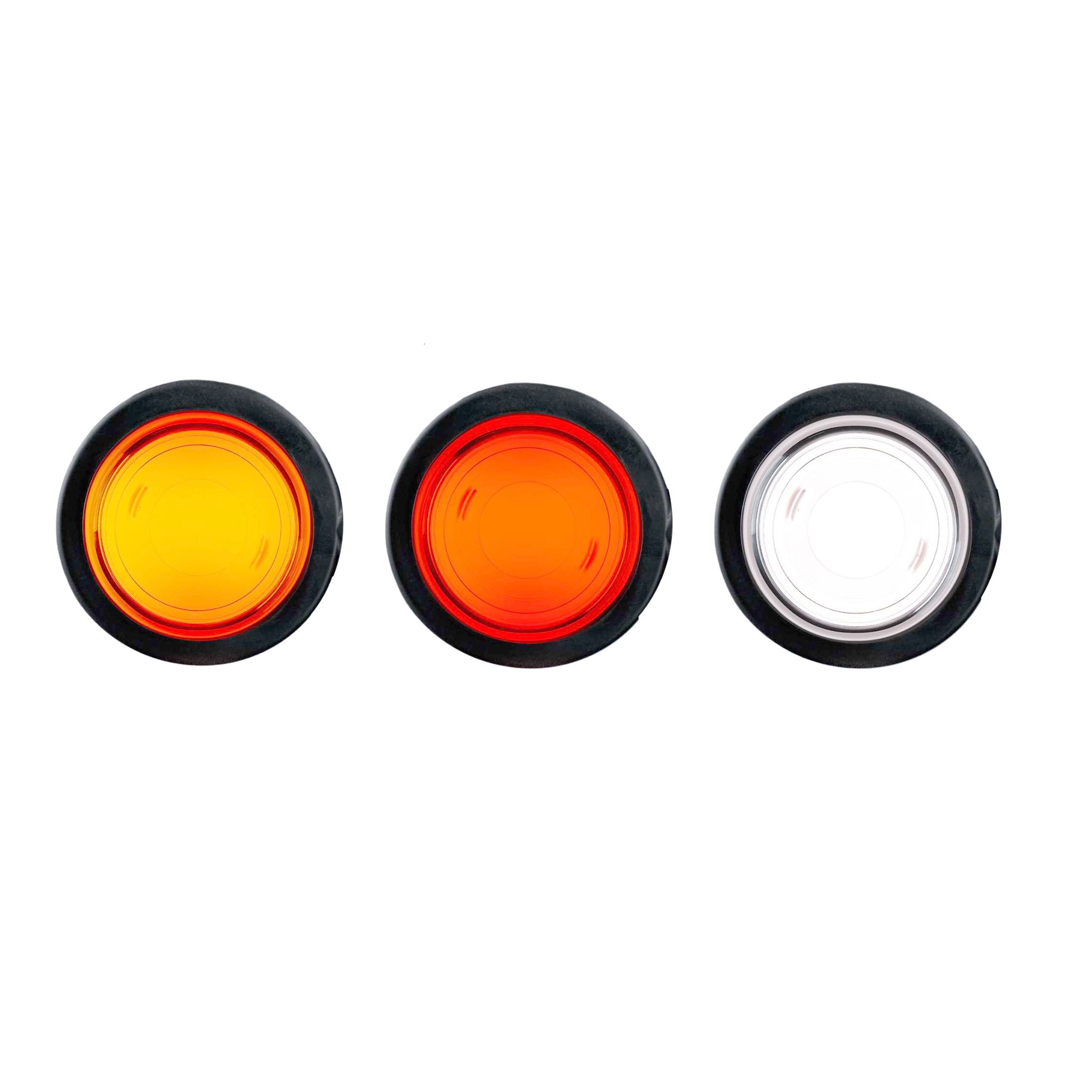 Huomiovalo /Äärivalo Strands Viking Super Dark - 12/24V / 2W / 70 mm, Oranssi