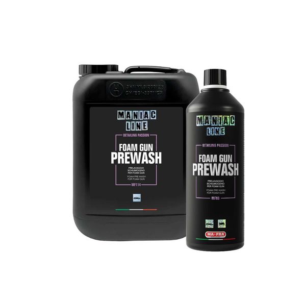 Förtvättsmedel MAFRA Maniac Foam Gun Prewash - Skummande / Vaxsäkert, 1000 ml