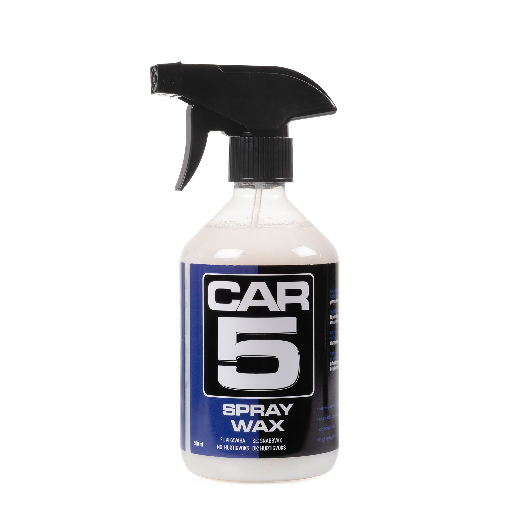 Hurtigvoks CAR5 Spray Wax, 500 ml