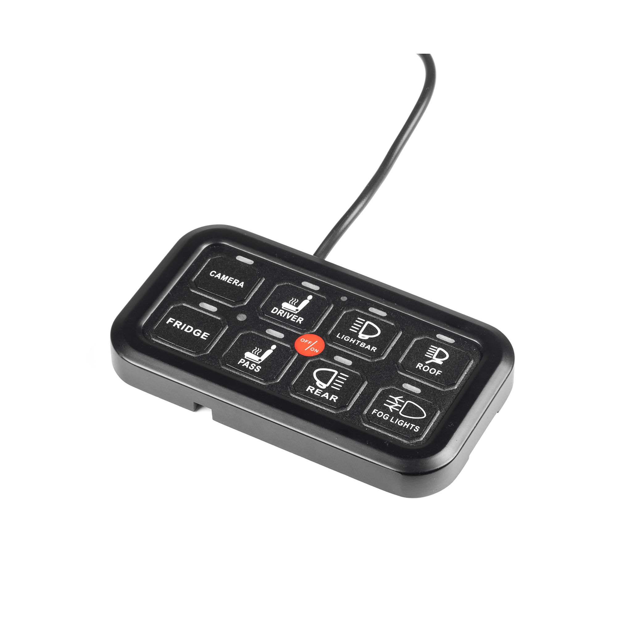Switch Panel Purelux Multi-switch Dashboard Controller, 10-30V afbeelding