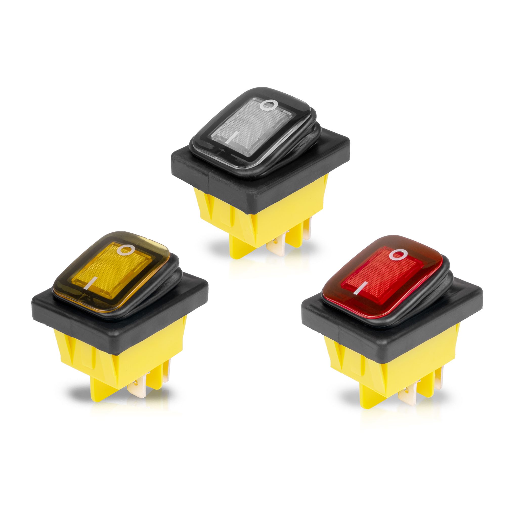 Switch Purelux On/Off HD Rocker Switch, Amber afbeelding