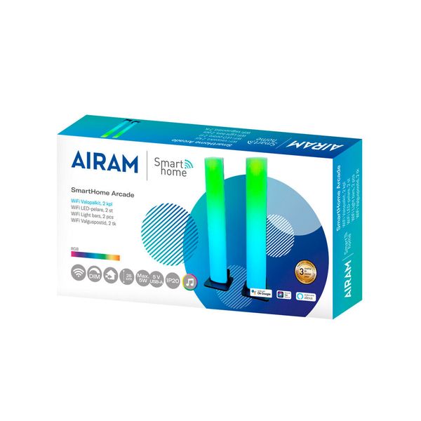 Table Light AIRAM Smarthome Arcade RGB 2 Pcs