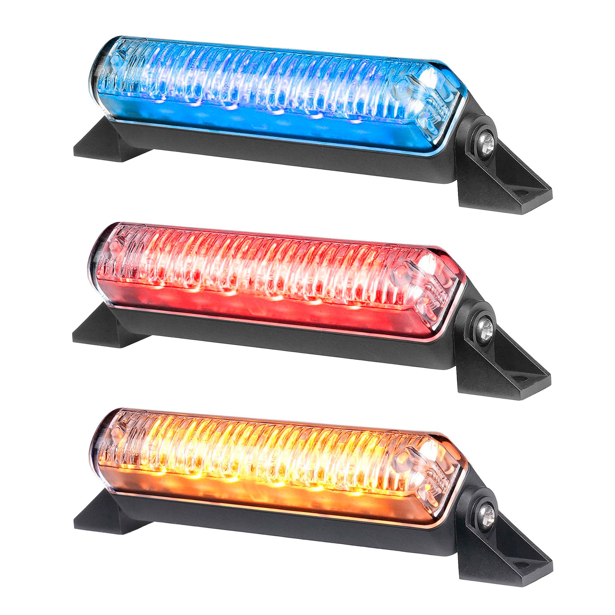 Warning light Purelux Strobe Sweeper HD - 12/24V / 18W / 90 mm, Amber afbeelding