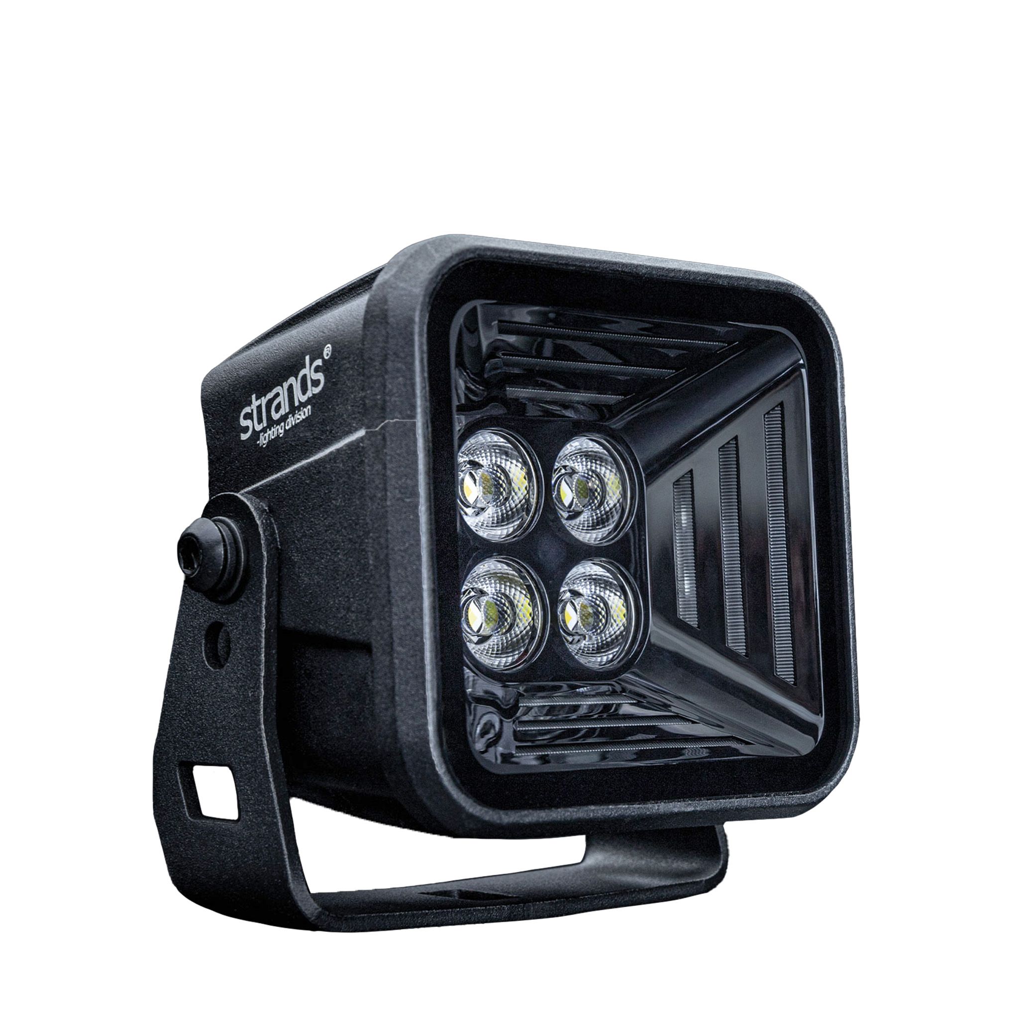 Work light Strands Dark Knight Fortex work light - 9 cm / 38W / Wide, Amber afbeelding