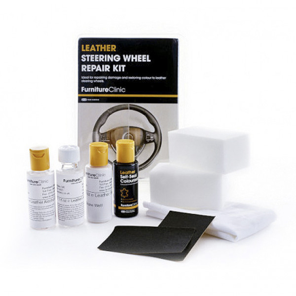 Repareringssett Skinnratt, Furniture Clinic Leather Steering Wheel Repair Kit