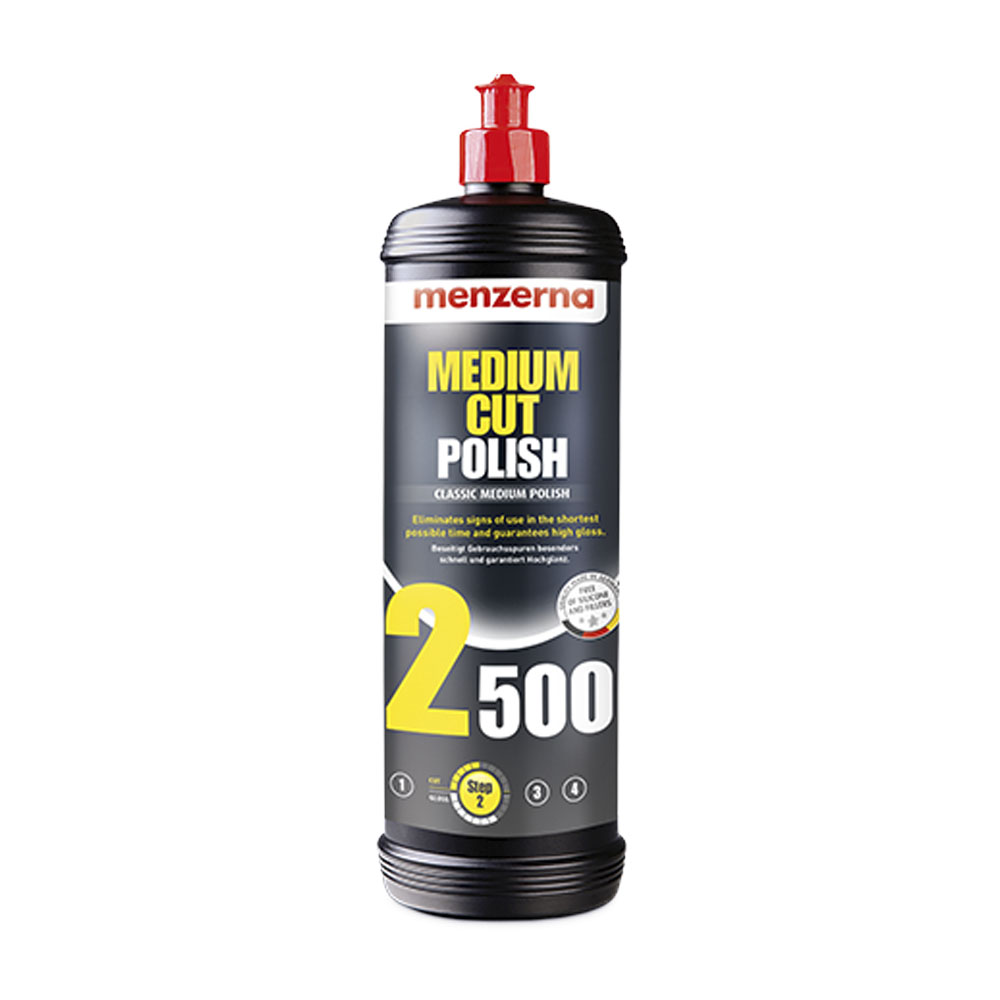 Poleringsmiddel Menzerna Medium Polish 2500, Rubbing / Polishing (1 steg), 250 ml