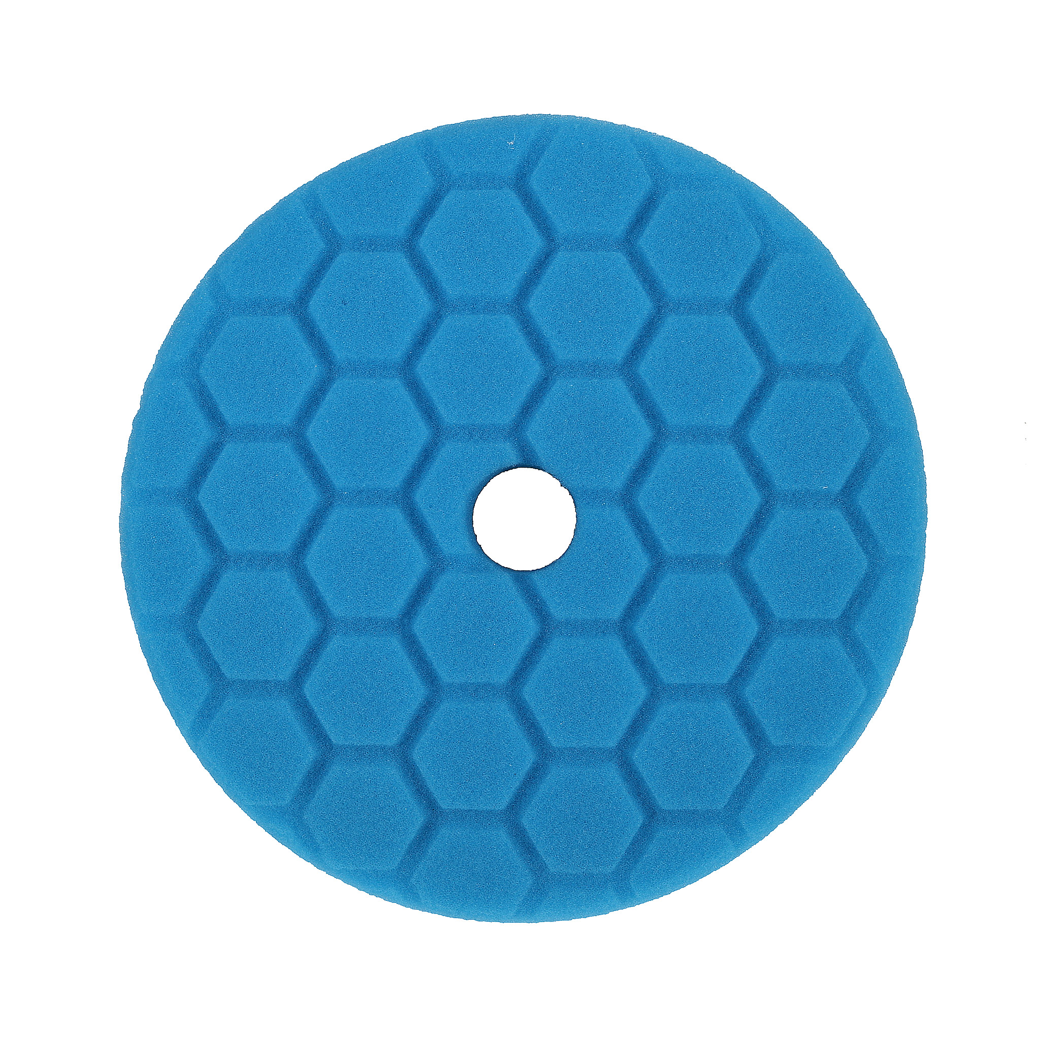 Poleringspute Padboys Hex, Blå (Soft Polish) 5,5 (6) – DA Oscillerende