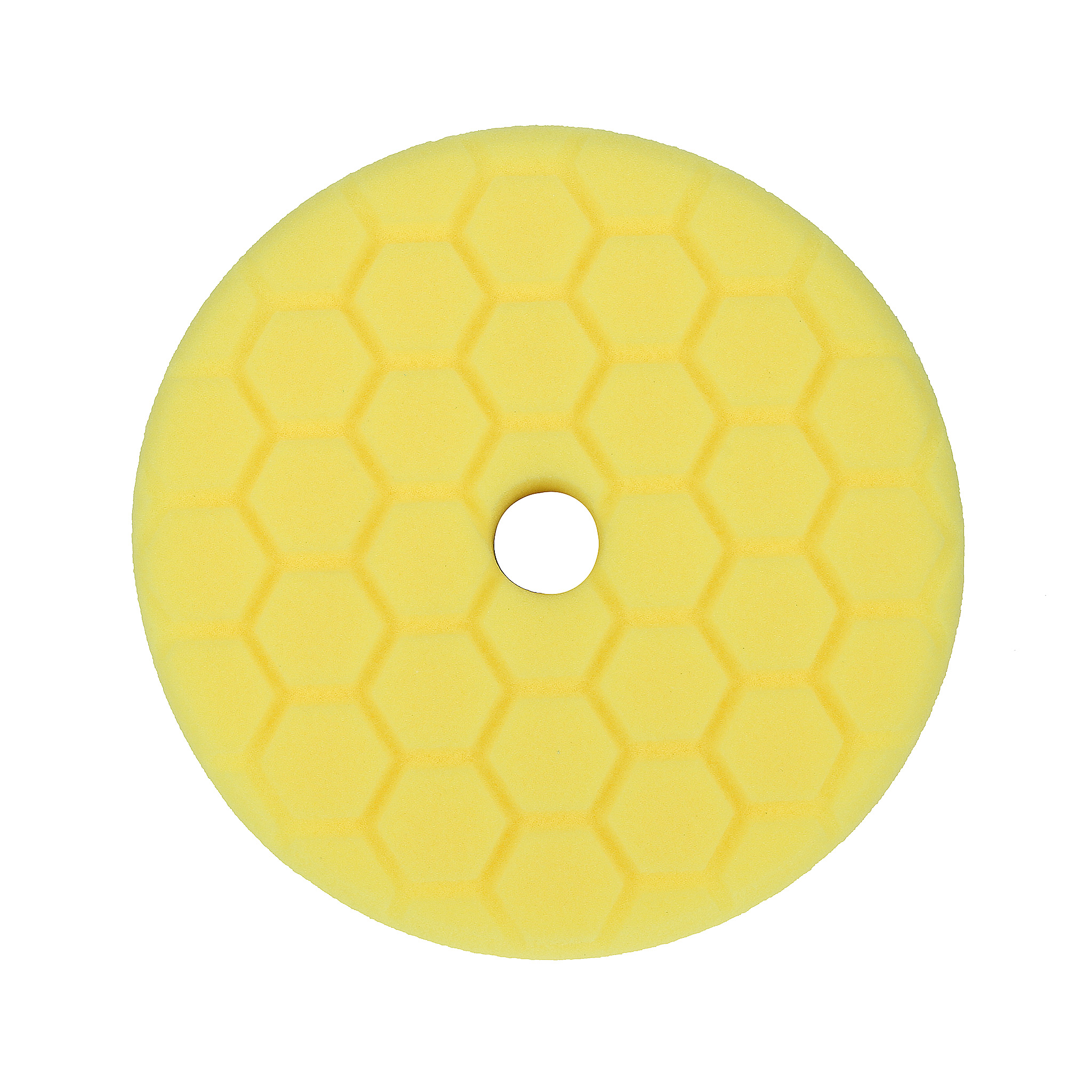 Poleringspute Padboys Hex, Gul (Heavy Cut) 5,5 (6) – DA Oscillerende