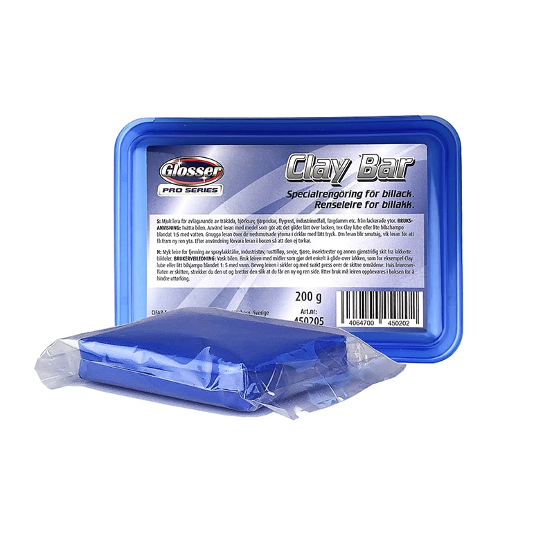 Rengöringslera Glosser Pro Clay Bar, 200 g