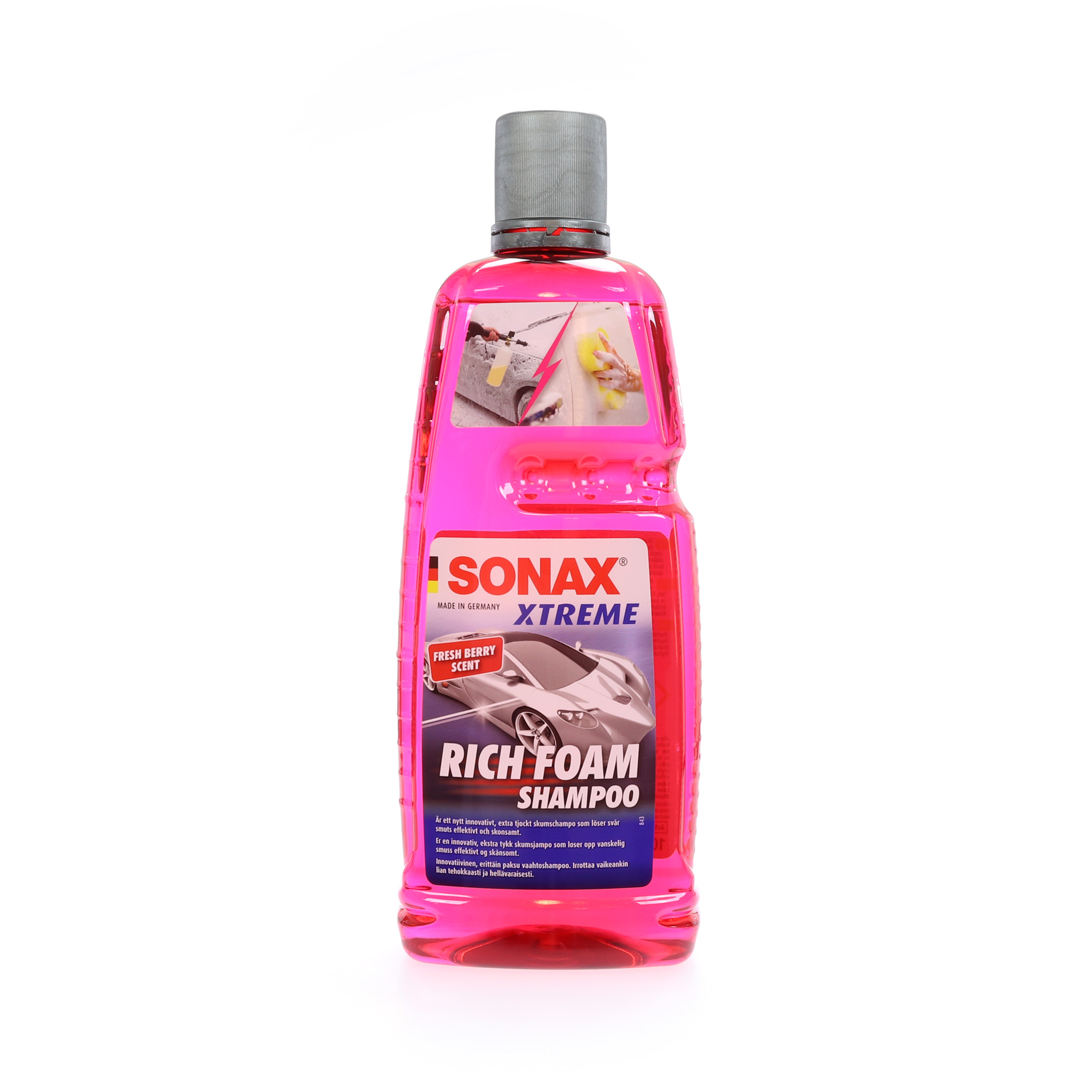 Förtvättsmedel Sonax Xtreme Rich Foam Shampoo Berry, 1000 ml