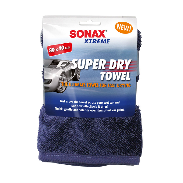 Torkhandduk SONAX Super Dry Towel - 40x80 cm / Mikrofiber