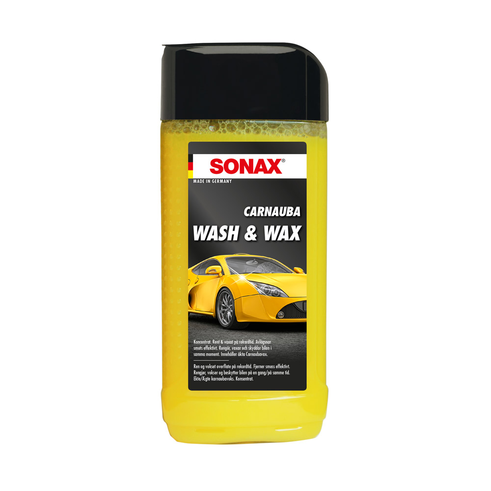 Voksshampo Sonax Carnauba Wash & Wax, 500 ml