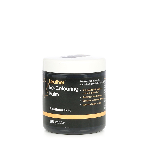 Värillinen nahkabalsami Furniture Clinic Re-Colouring Balm, 250 ml, Musta