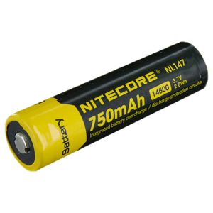 14500-batteri Nitecore, 850 mAh