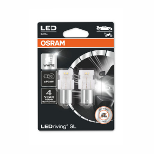 LED-pærer Osram LedDriving SL, 6000K, BA15S (P21W)