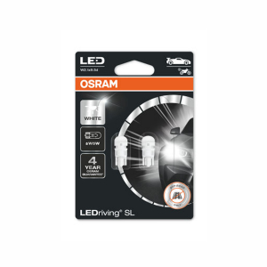 LED-poltinpari Osram LedDriving SL, 6000K, T10 (W5W)