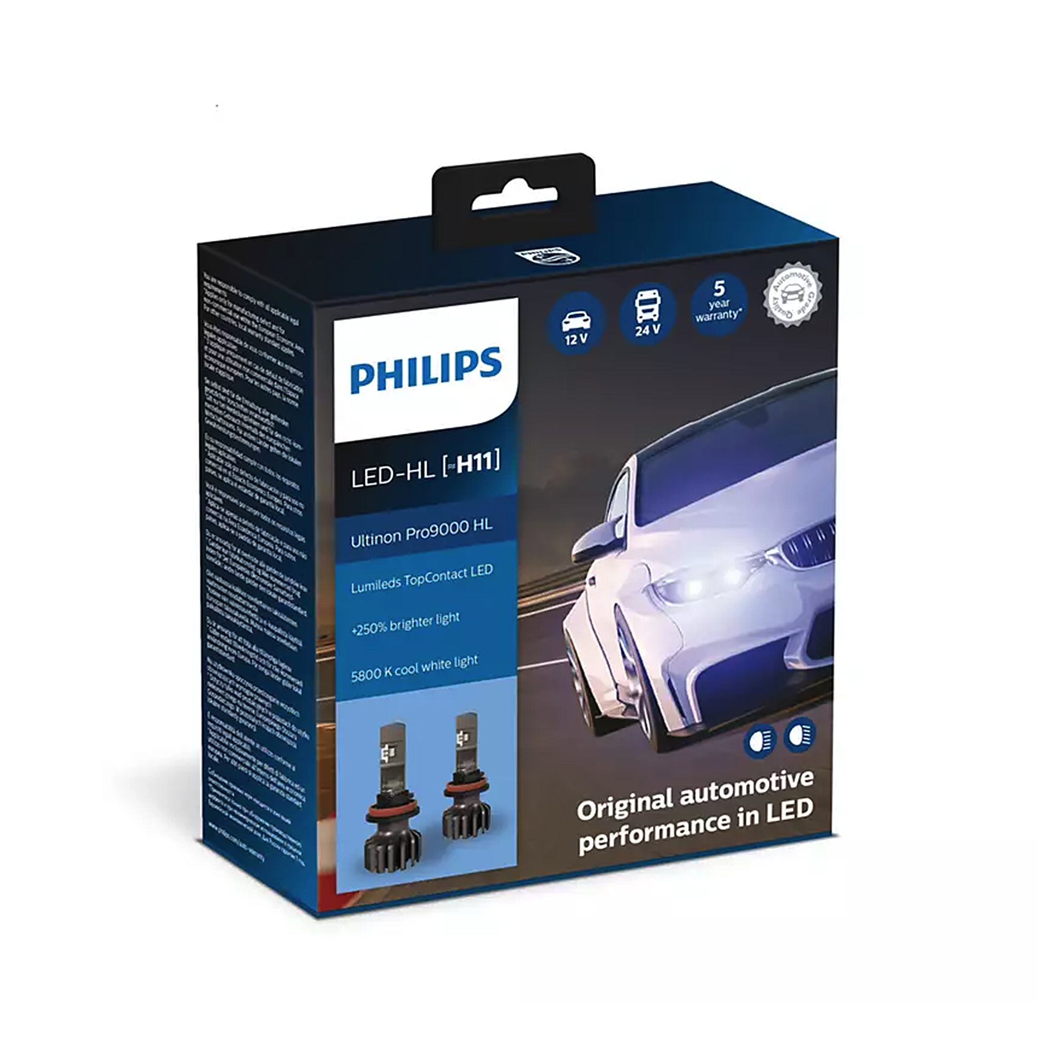 LED-konvertering PHILIPS Ultinon Pro9000 HL +250%, H11