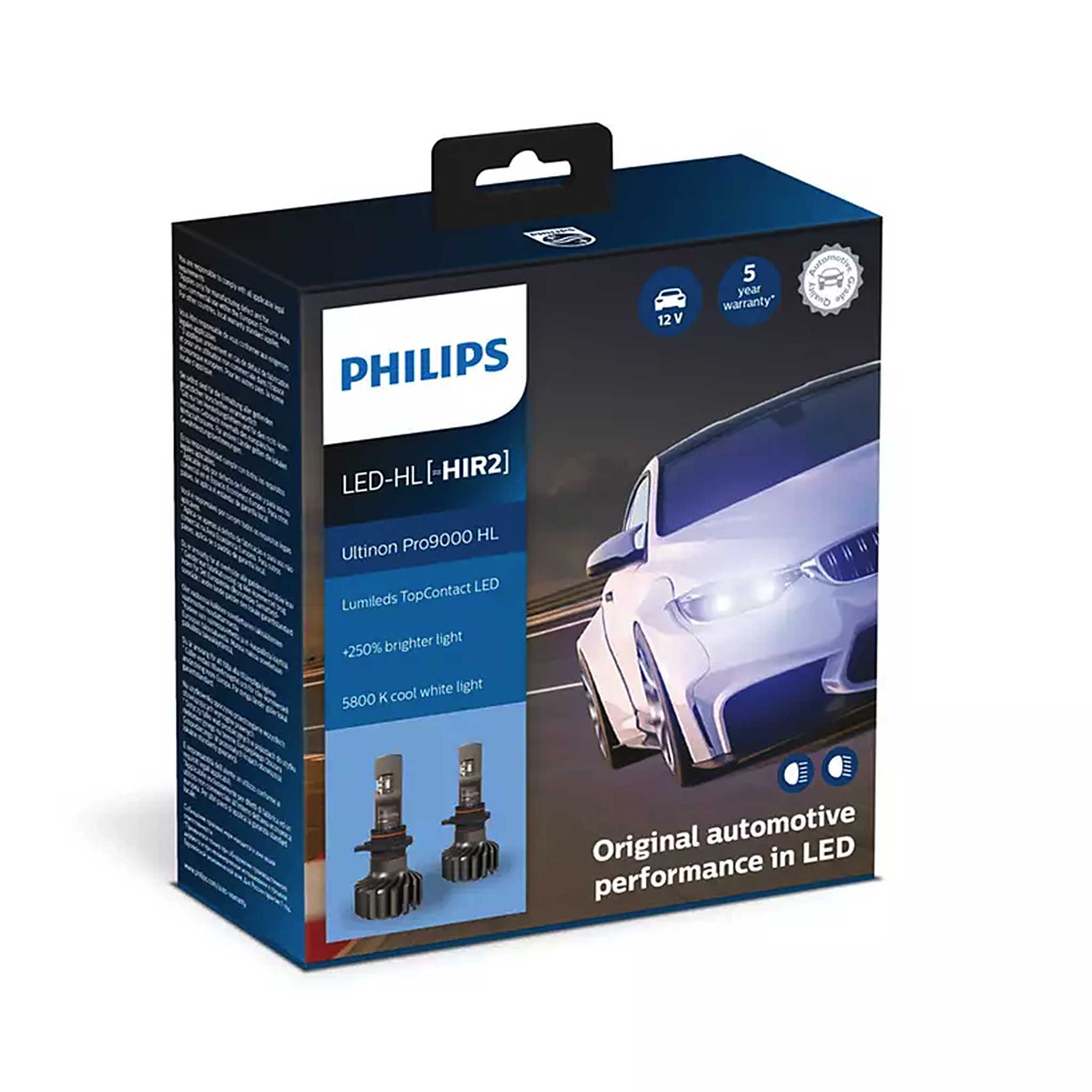 LED-konvertering PHILIPS Ultinon Pro9000 HL +250%, HIR2