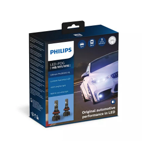 LED-sumuvalopolttimot PHILIPS Ultinon Pro9000 HL +250%, H8/H11/H16