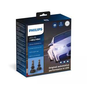LED-ajovalopolttimot PHILIPS Ultinon Pro9000 HL +250%, HB3/HB4