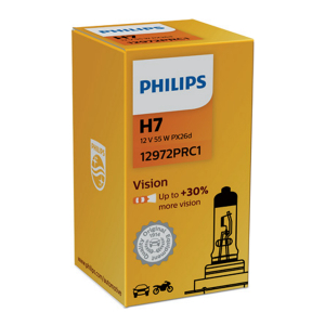 Halogenlampa PHILIPS Vision +30%, 55W, H7