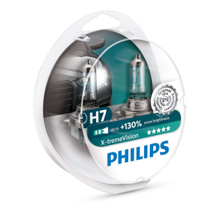 Halogenpære Philips X-TremeVision +130%, 55W, H7