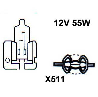 Valostore Outlet Halogeenipolttimo Autoline H2, 12V / 55W | Alk. 2,17 €
