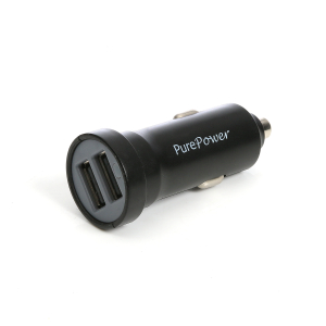 PurePower 12V 2x USB-adapter