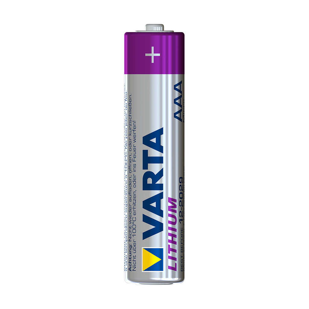 AAA-batteri VARTA Lithium, 4 st