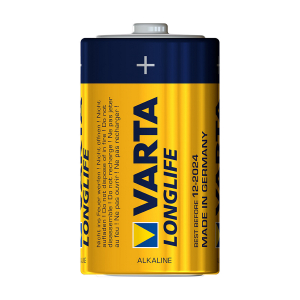 D-batteri VARTA Long Life, 2 stk.