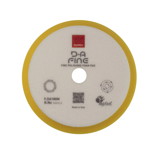 Vaahtomuovilaikka Rupes D-A Fine - Epäkesko, 150/180 mm (9.DA180M)